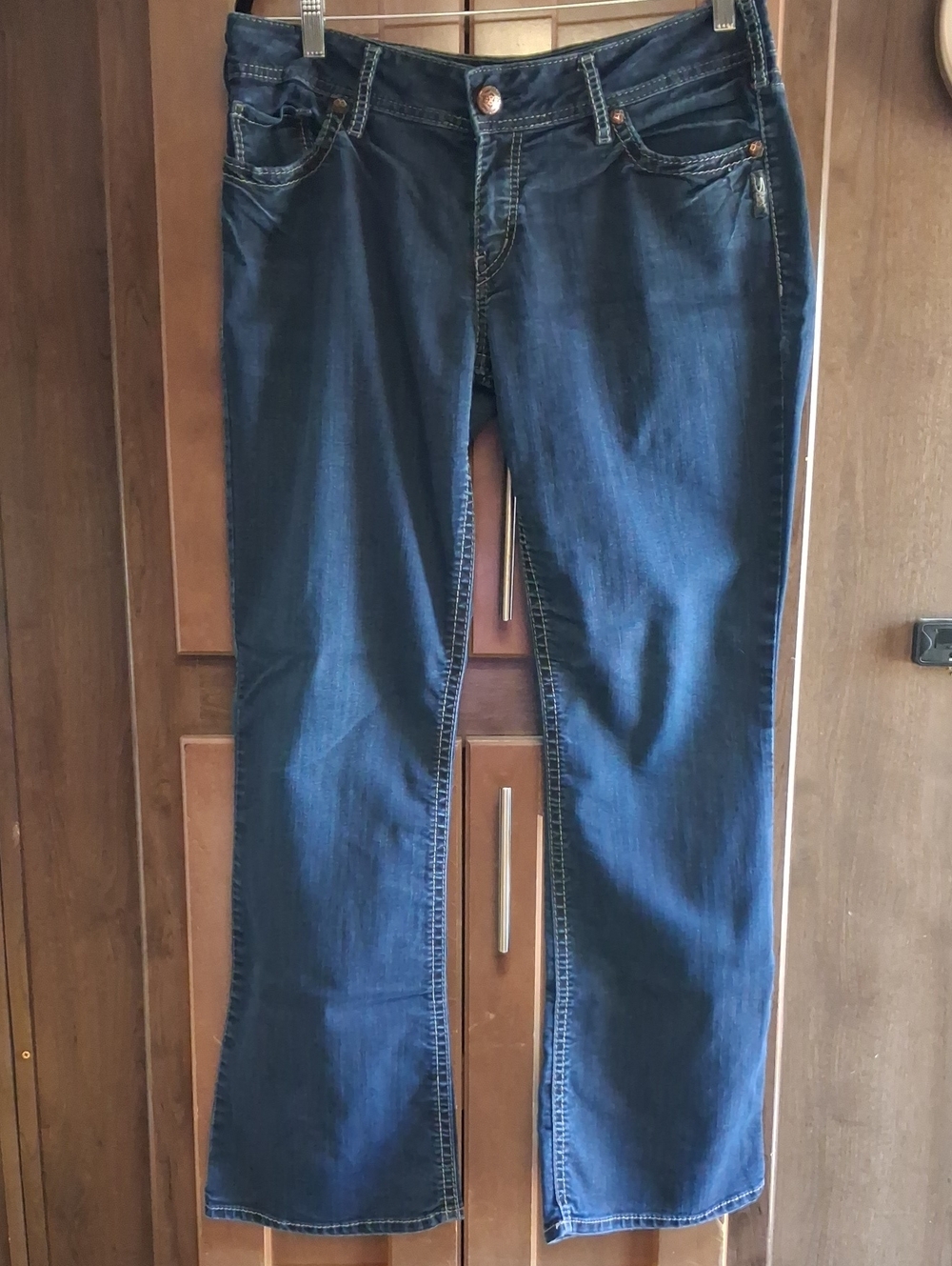 Silver Jeans Dark Blue Boot-Cut Women's Jeans